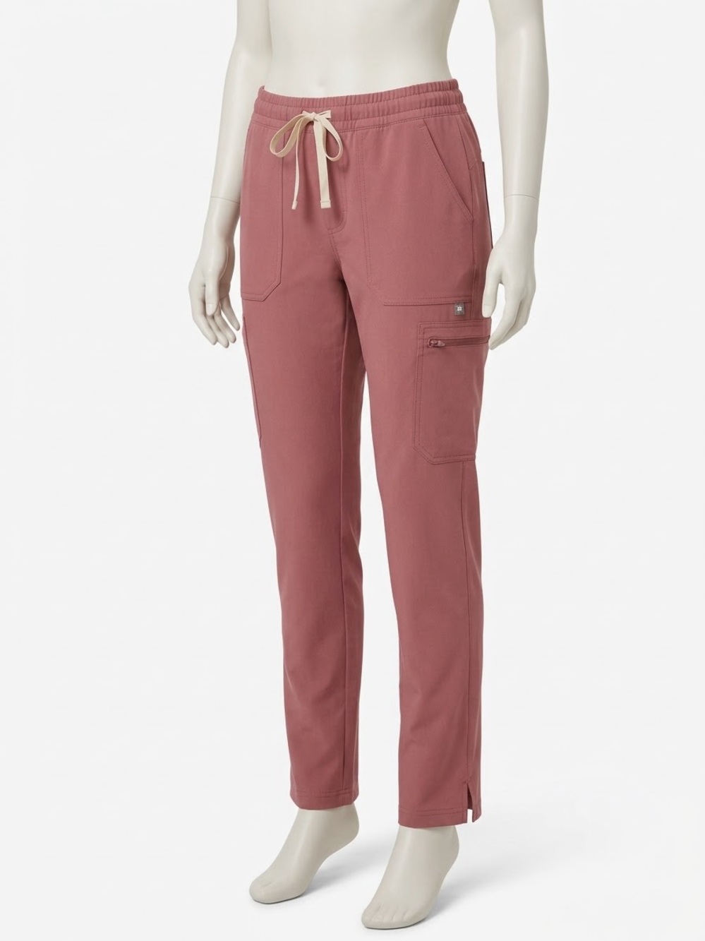 Comfort Stretch Cargo Pants - Dusty Rose
